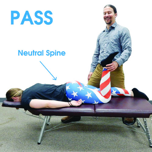 face-down-heel-to-butt-test-neutral-spine-pass