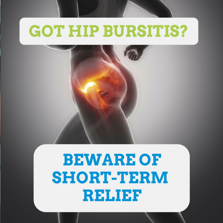 Got Hip Bursitis? Beware of Short Term Relief