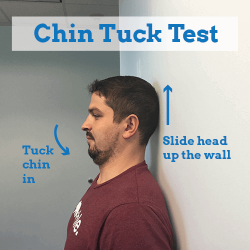stiff-neck-chin-tuck-test