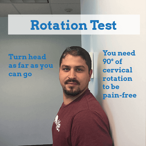 Stiff-Neck-rotation-test